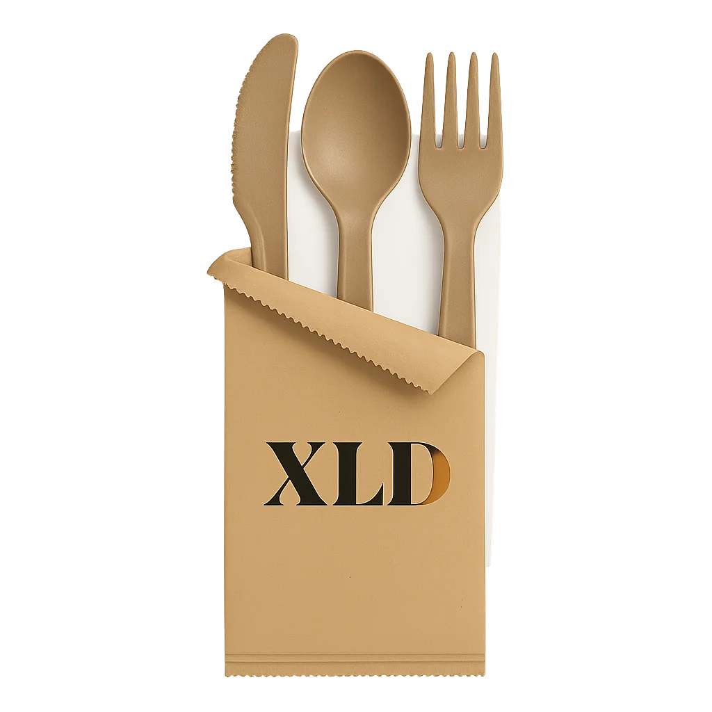 Eco-friendly disposable cutlery packaging by XLD