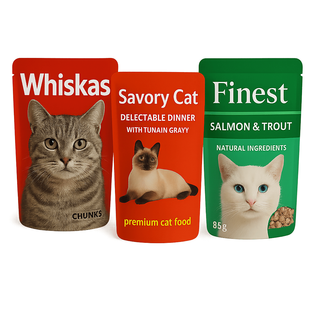 Flexible packaging for cat food and pet care by XLD