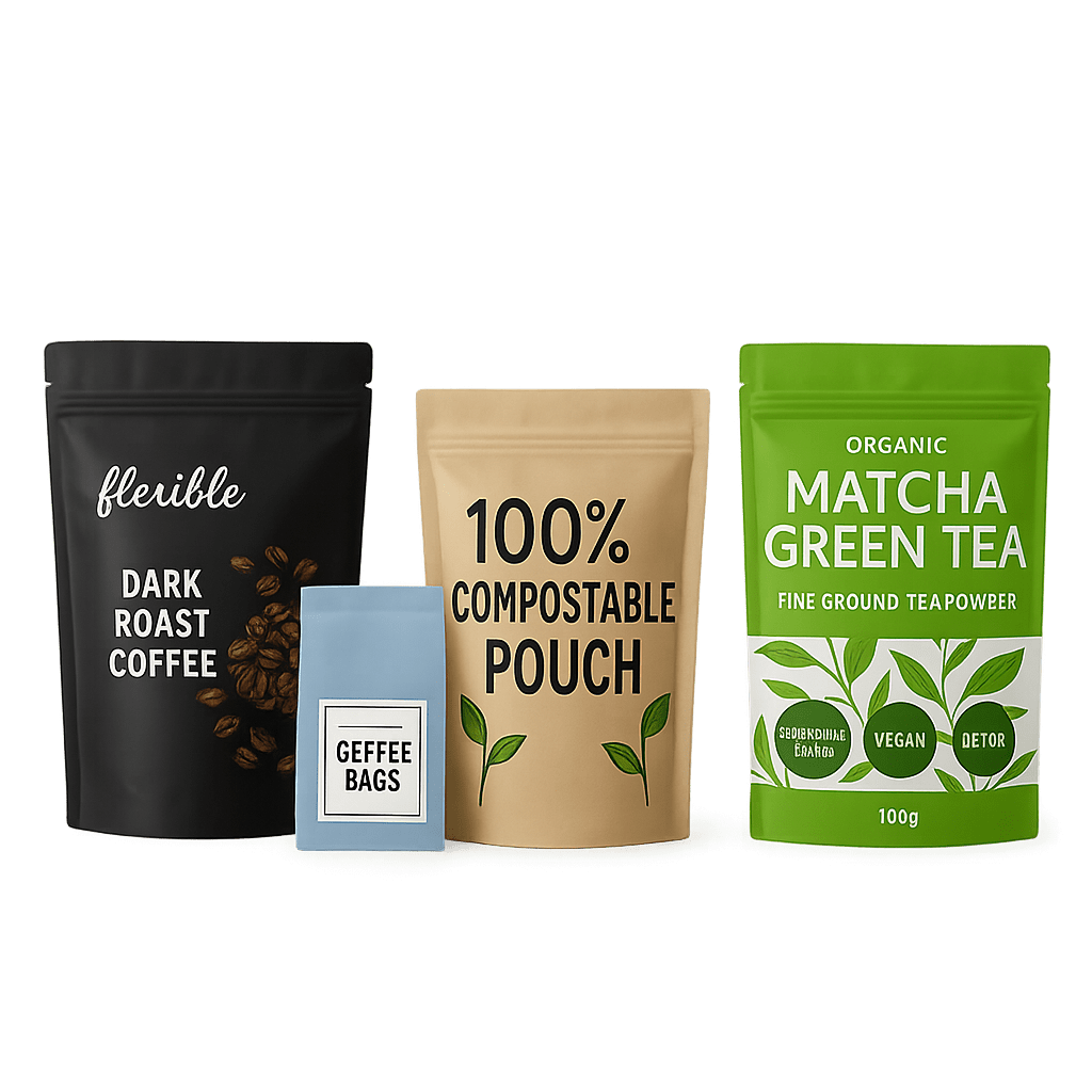 Compostable and resealable flexible packaging for tea and coffee from XLD