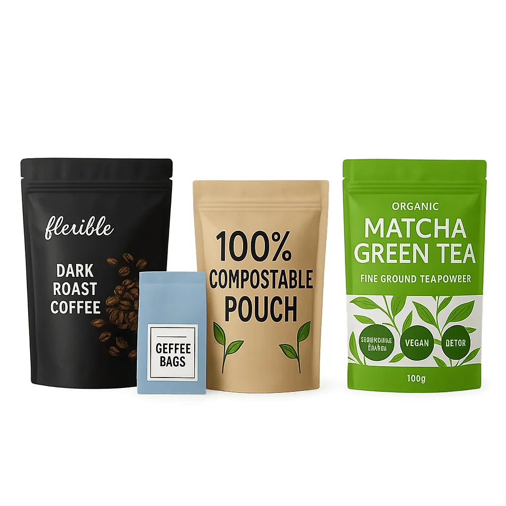 Compostable and resealable flexible packaging for tea and coffee from XLD