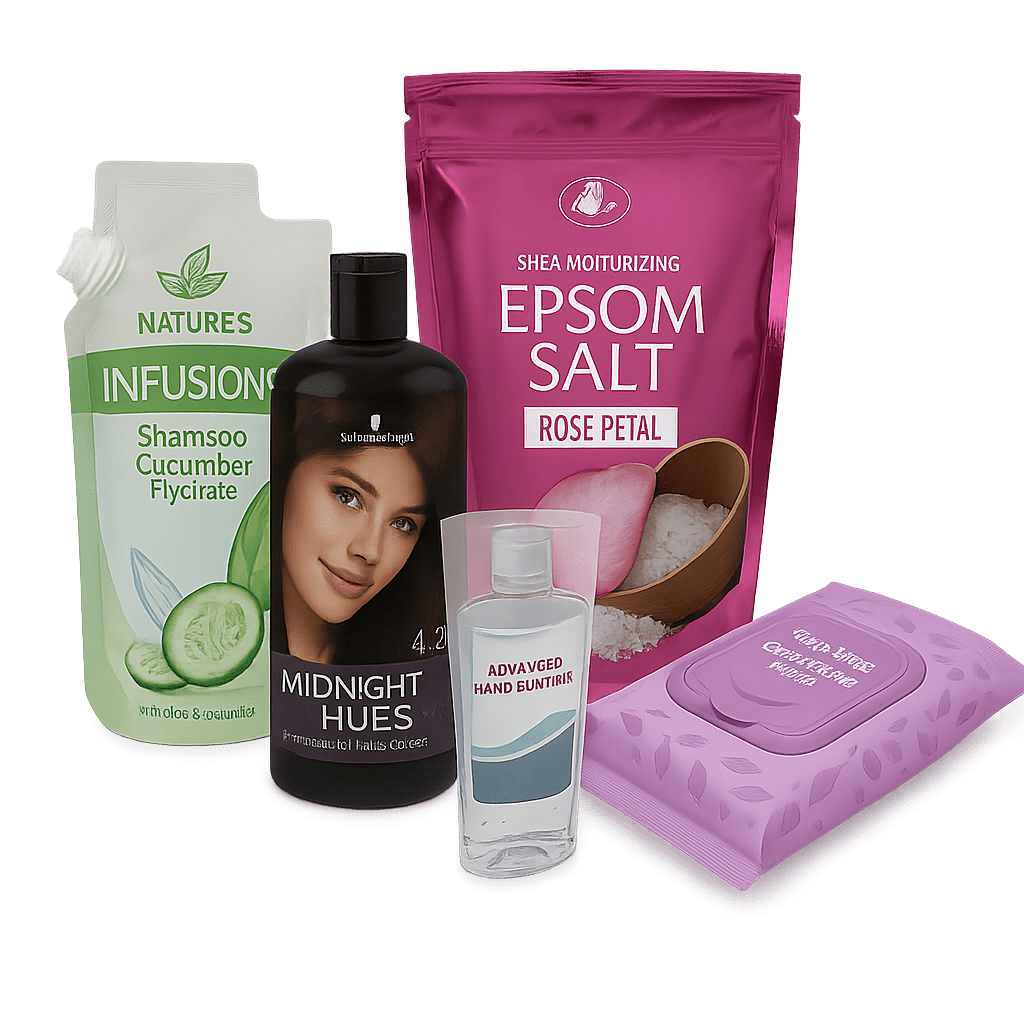 Flexible packaging for personal care and beauty products by XLD