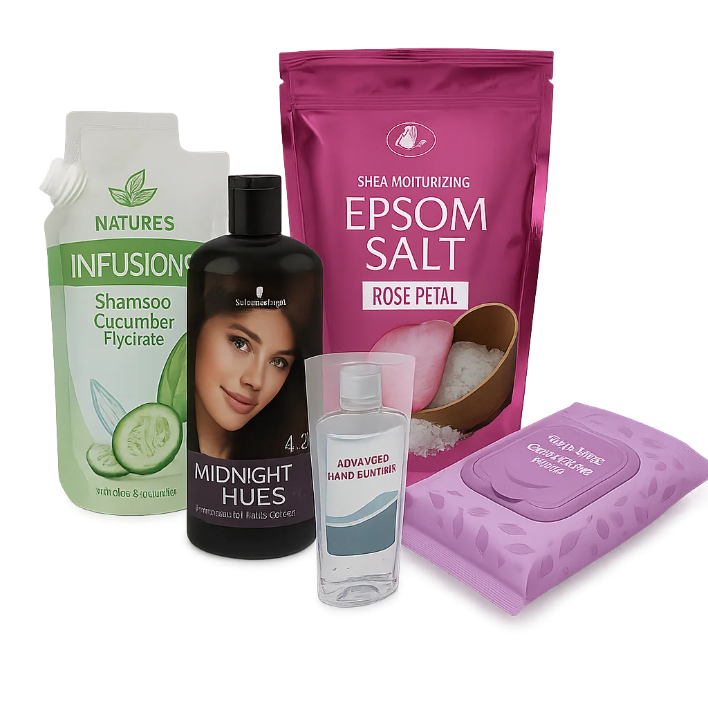 Flexible packaging for personal care and beauty products by XLD