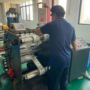 BOPP flexible packaging film roll on high-speed packaging equipment