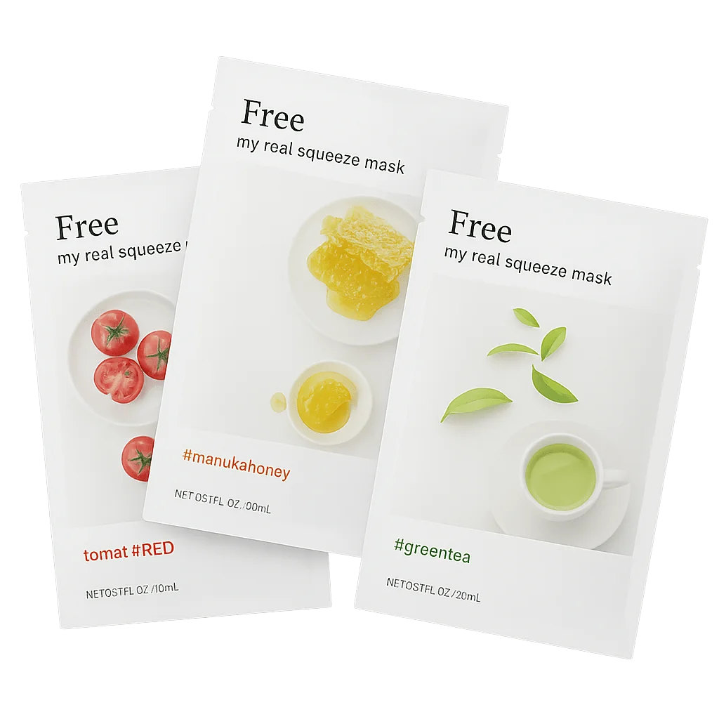 Custom printed liquid sachet film roll for facial mask packaging by XLD