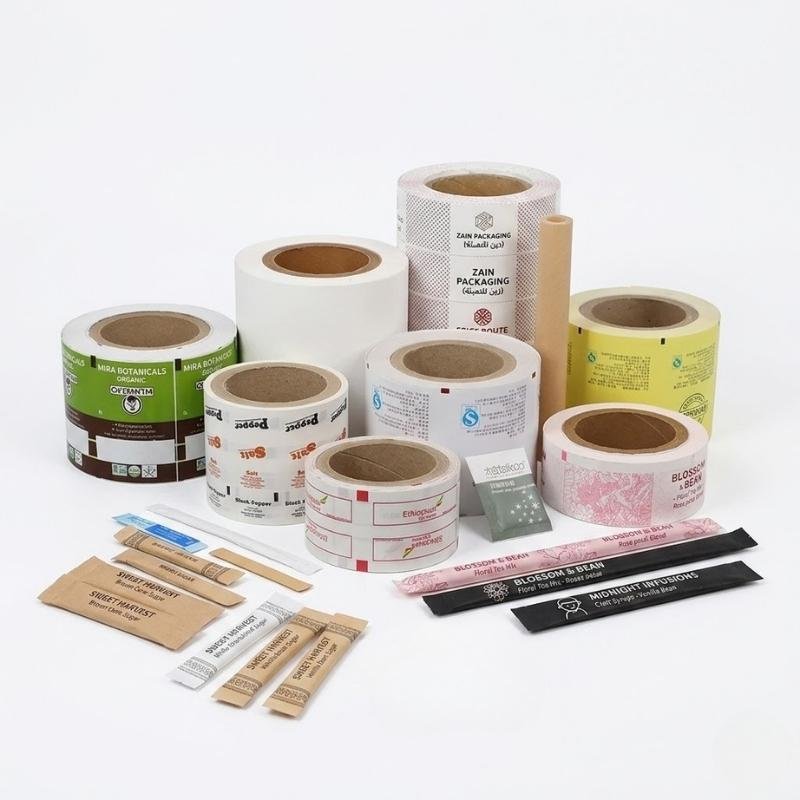 Single Layer Paper Roll Film produced by XLD Packaging for global brands