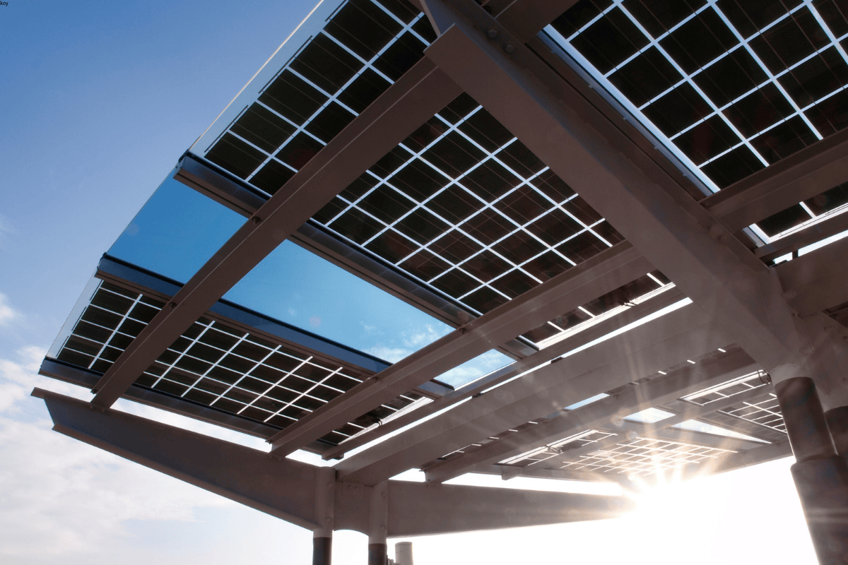 Solar panels generating renewable energy for eco-friendly flexible packaging production at XLD
