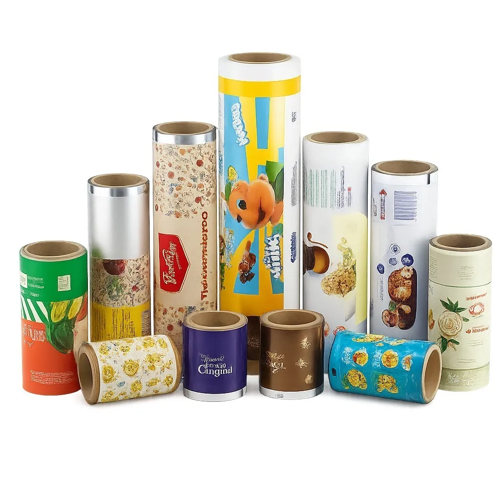 XLD Custom printed roll stocks for tea, snacks, cereals, and food packaging
