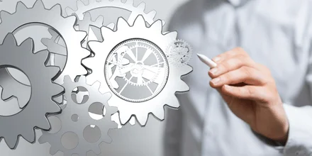 Simple-convenient-processes concept with gear system and hand drawing mechanism