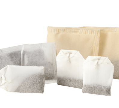 Tea bags made with high-quality tea bag filter paper for clean and safe brewing