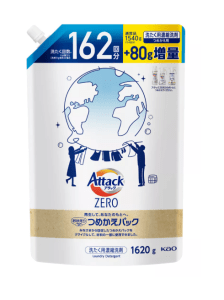 Kao single-material PE soft refill pouch for laundry detergent