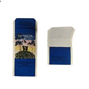 tea bag wrapper made from natural coated paper with cold seal for MAISA packaging machines
